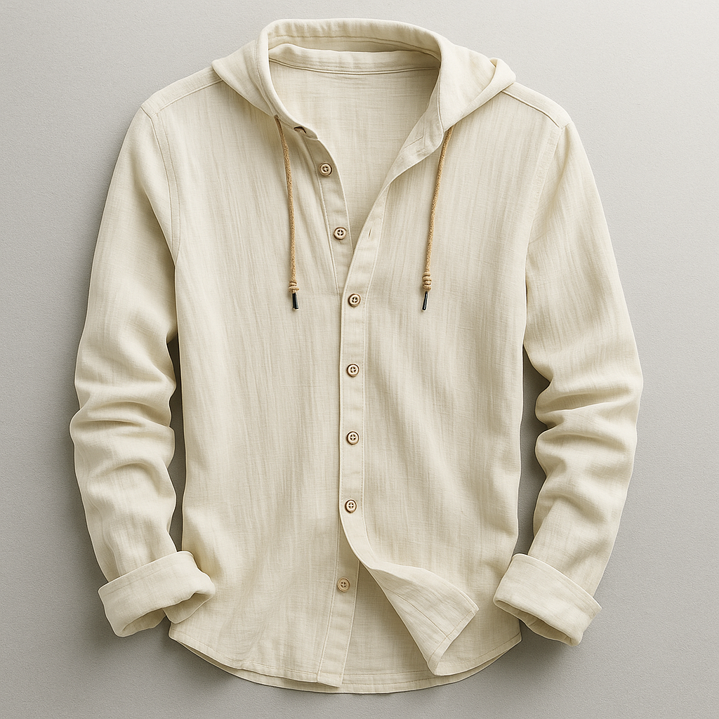 DUCHÊNE BORDEAUX™ | CHEMISE LUXUEUSE À CAPUCHE