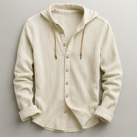 DUCHÊNE BORDEAUX™ | CHEMISE LUXUEUSE À CAPUCHE