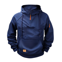 DUCHÊNE BORDEAUX™ | SWEAT À CAPUCHE À DEMI-FERMETURE