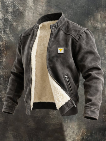 DUCHÊNE BORDEAUX™ | BLOUSON SUÉDÉ HIVERNAL