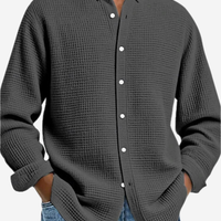 DUCHÊNE BORDEAUX™ | CHEMISE TEXTURÉE ÉLÉGANTE À COUPE SOIGNÉE