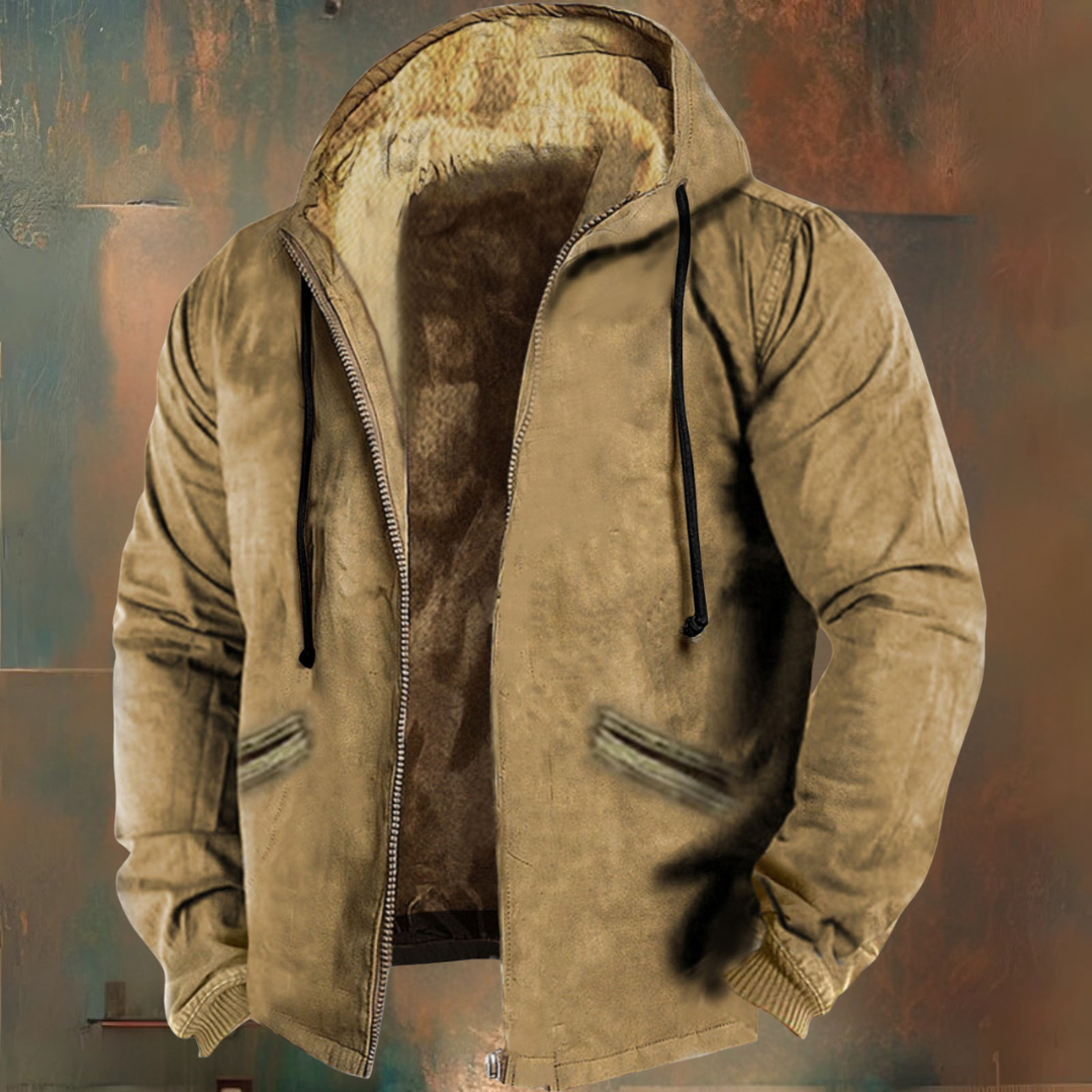 DUCHÊNE BORDEAUX™ | VESTE ZIPPÉE À CAPUCHE