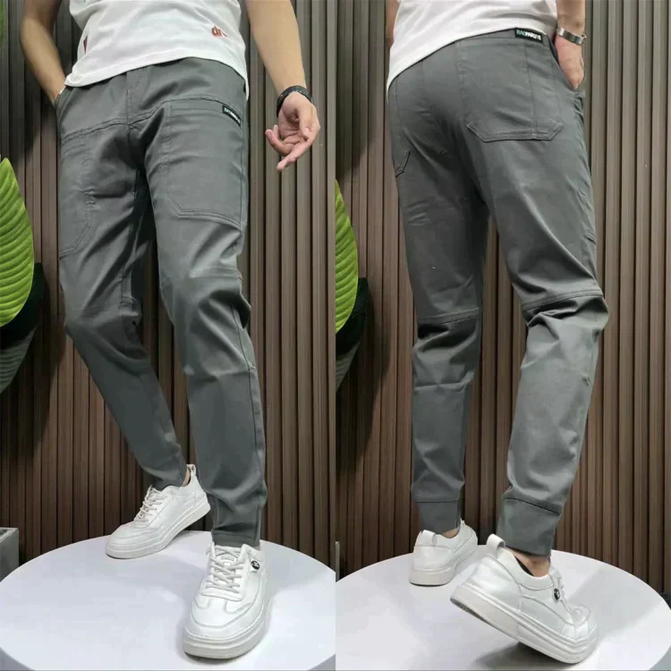 DUCHÊNE BORDEAUX™ | PANTALONS CARGO ÉLASTIQUE MULTI POCHES