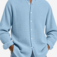 DUCHÊNE BORDEAUX™ | CHEMISE TEXTURÉE ÉLÉGANTE À COUPE SOIGNÉE