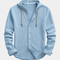 DUCHÊNE BORDEAUX™ | CHEMISE LUXUEUSE À CAPUCHE