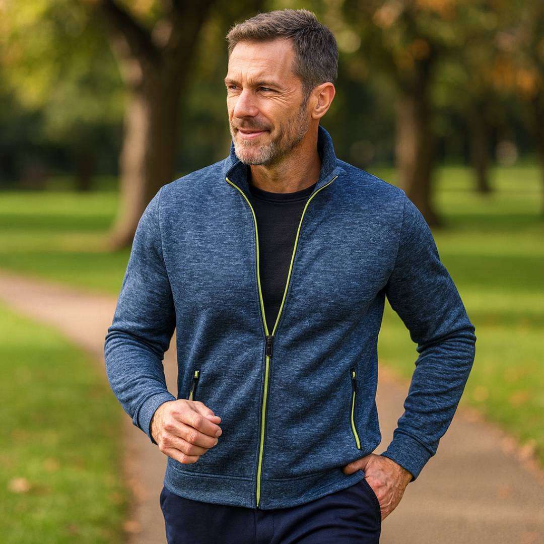 DUCHÊNE BORDEAUX™ | VESTE ZIPPÉE EN TRICOT CLASSIQUE