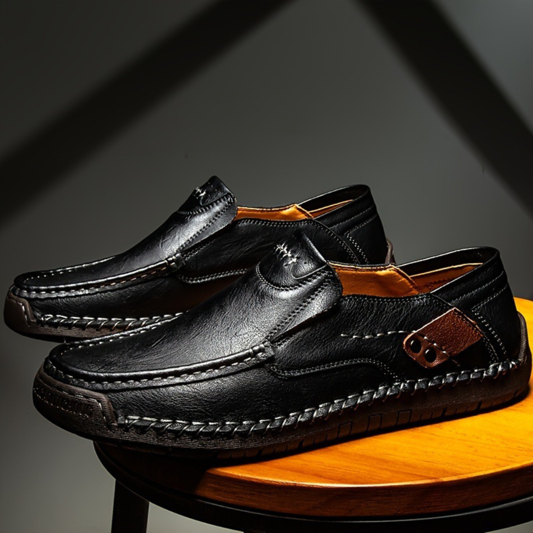 DUCHÊNE BORDEAUX™ | MOCASSINS ERGONOMIQUES ORTHOPÉDIQUES