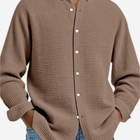 DUCHÊNE BORDEAUX™ | CHEMISE TEXTURÉE ÉLÉGANTE À COUPE SOIGNÉE