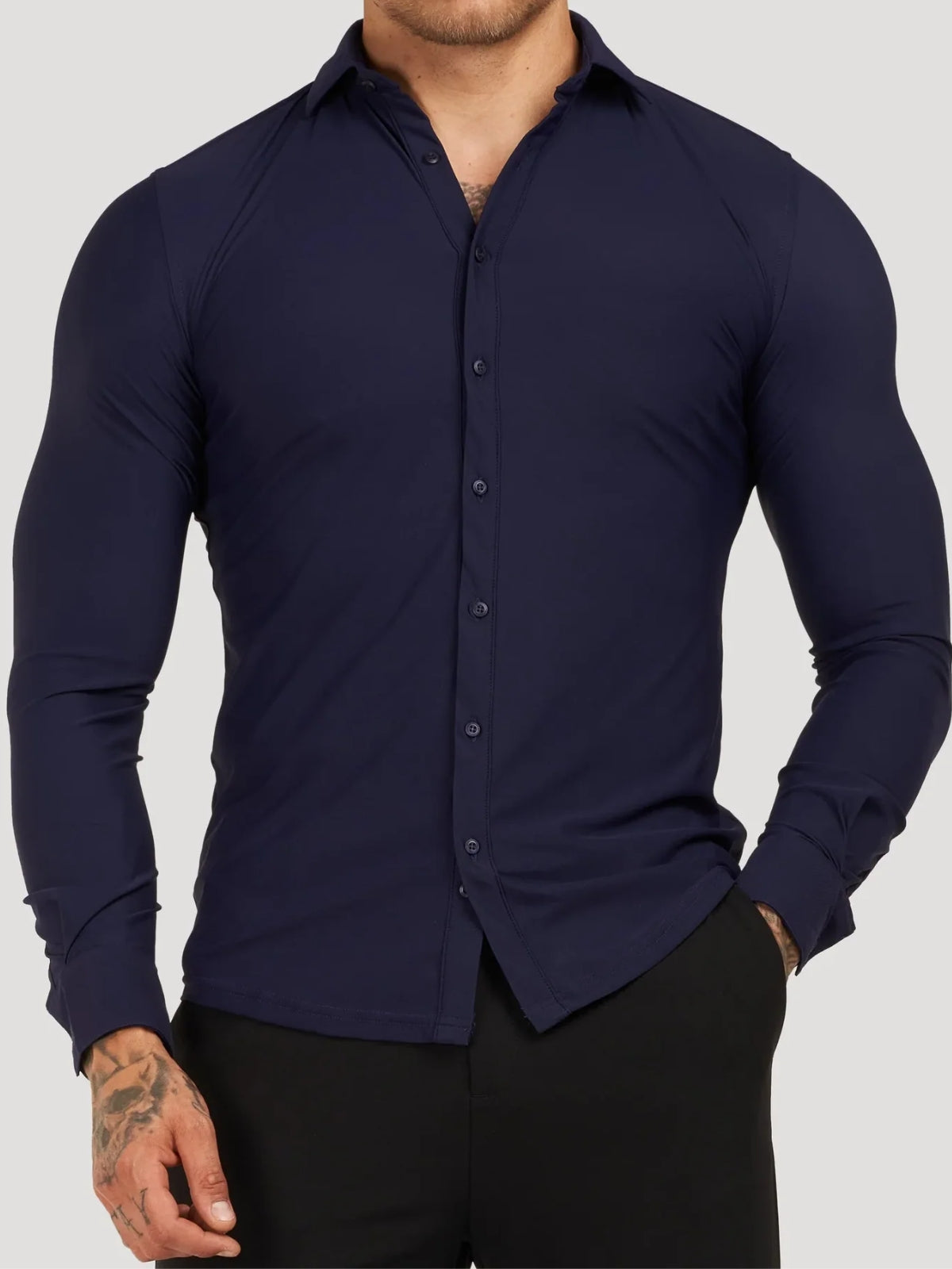 DUCHÊNE BORDEAUX™ | CHEMISE STRETCH SANS REPASSAGE