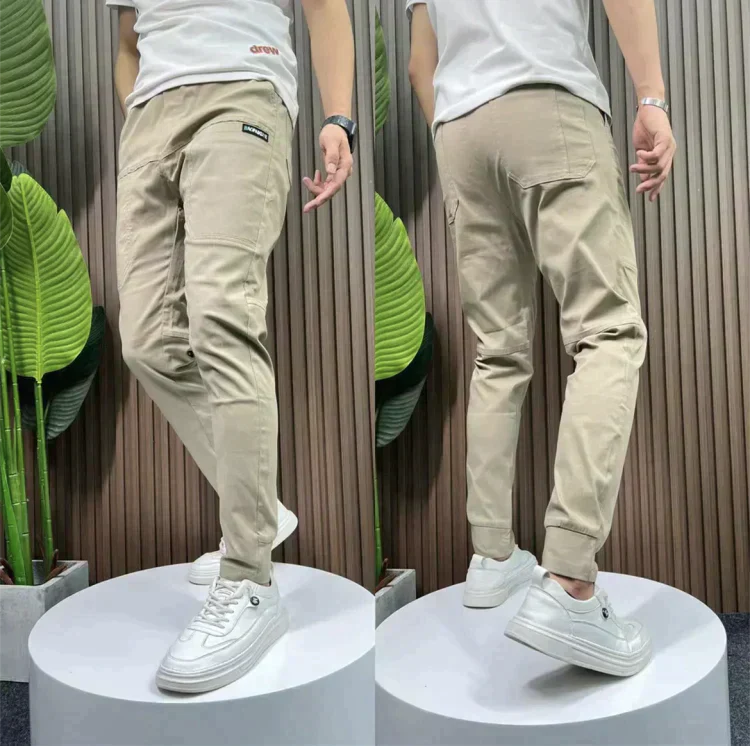 DUCHÊNE BORDEAUX™ | PANTALONS CARGO ÉLASTIQUE MULTI POCHES