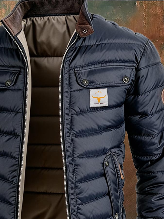 DUCHÊNE BORDEAUX™ | BLOUSON MATELASSÉ ÉLÉGANT ZIPPÉ