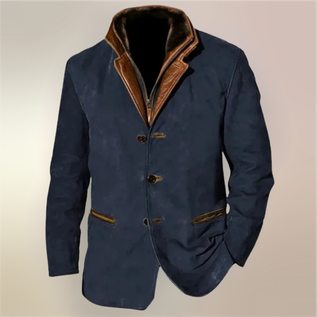 DUCHÊNE BORDEAUX™ | VESTE VINTAGE ÉLÉGANTE