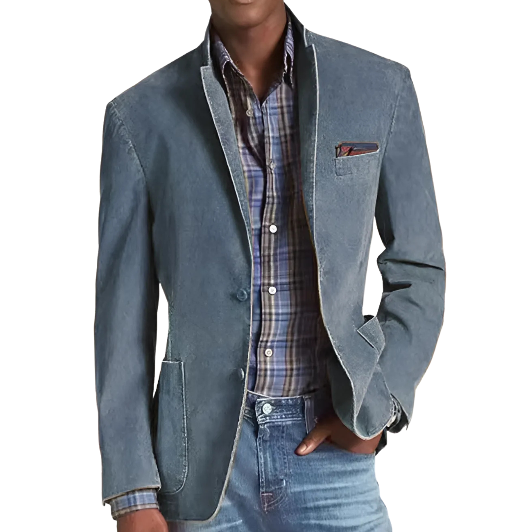 DUCHÊNE BORDEAUX™ | VESTE À COL CLASSIQUE