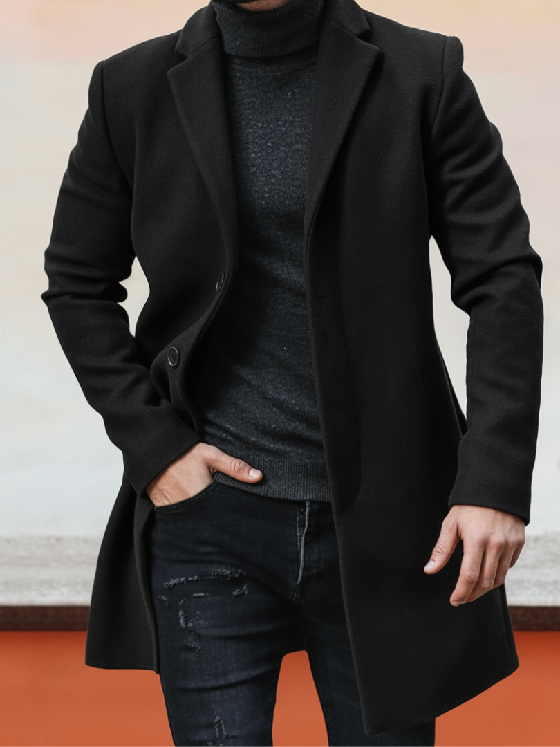 DUCHÊNE BORDEAUX™ | MANTEAU LONG ÉLÉGANT