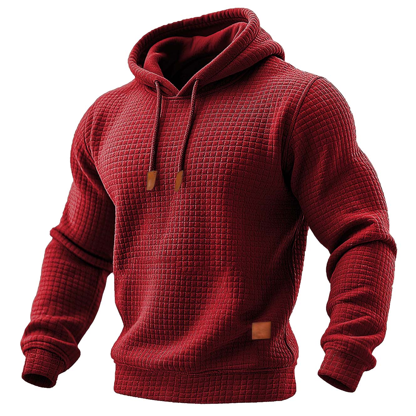 DUCHÊNE BORDEAUX™ | SWEAT HOMME PREMIUM EN MAILLE STRUCTURÉE