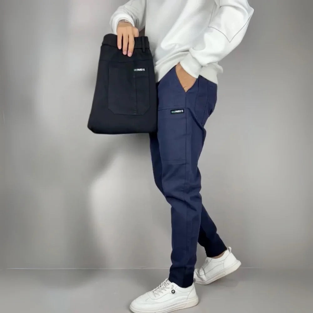 DUCHÊNE BORDEAUX™ | PANTALONS CARGO ÉLASTIQUE MULTI POCHES