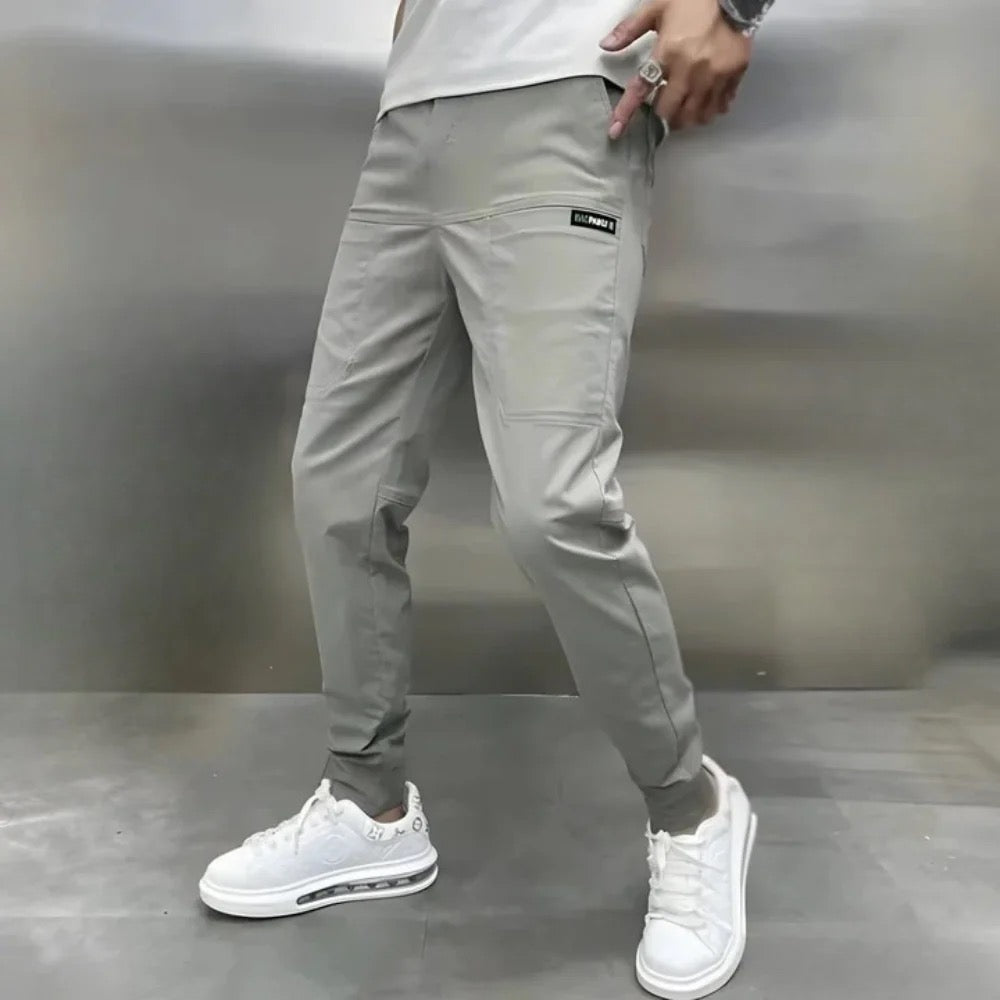 DUCHÊNE BORDEAUX™ | PANTALONS CARGO ÉLASTIQUE MULTI POCHES