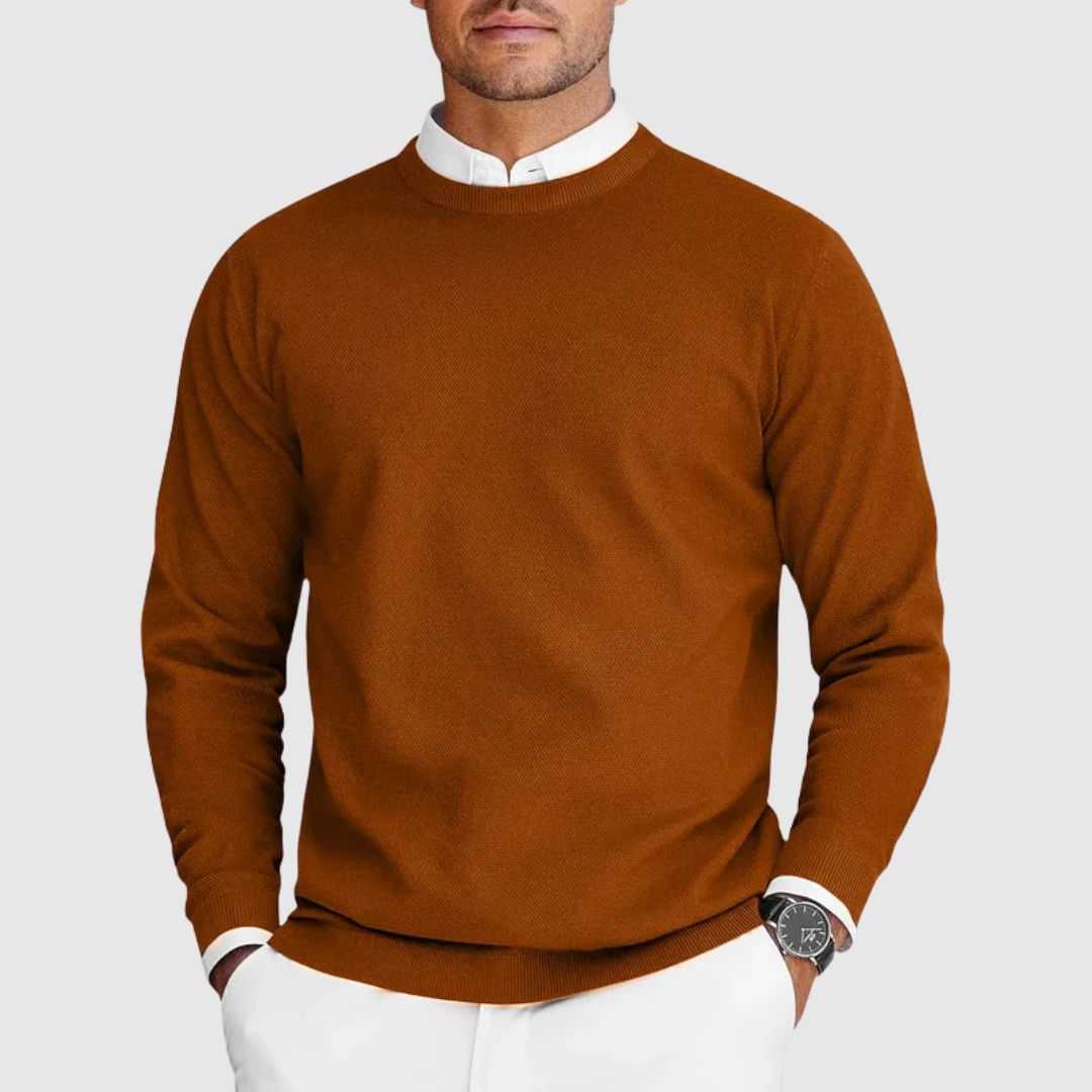 DUCHÊNE BORDEAUX™ | PULL HOMME RAFFINÉ