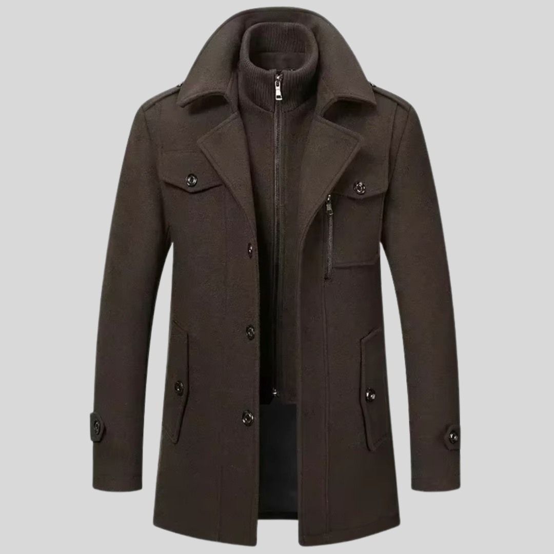 DUCHÊNE BORDEAUX™ | MANTEAU D'HIVER ÉLÉGANT