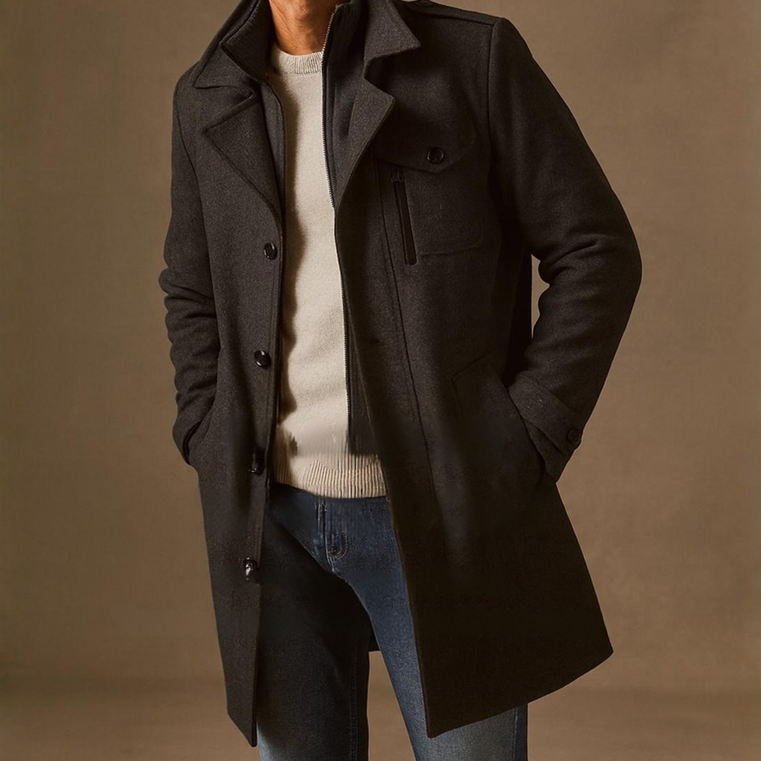 DUCHÊNE BORDEAUX™ | MANTEAU D'HIVER ÉLÉGANT
