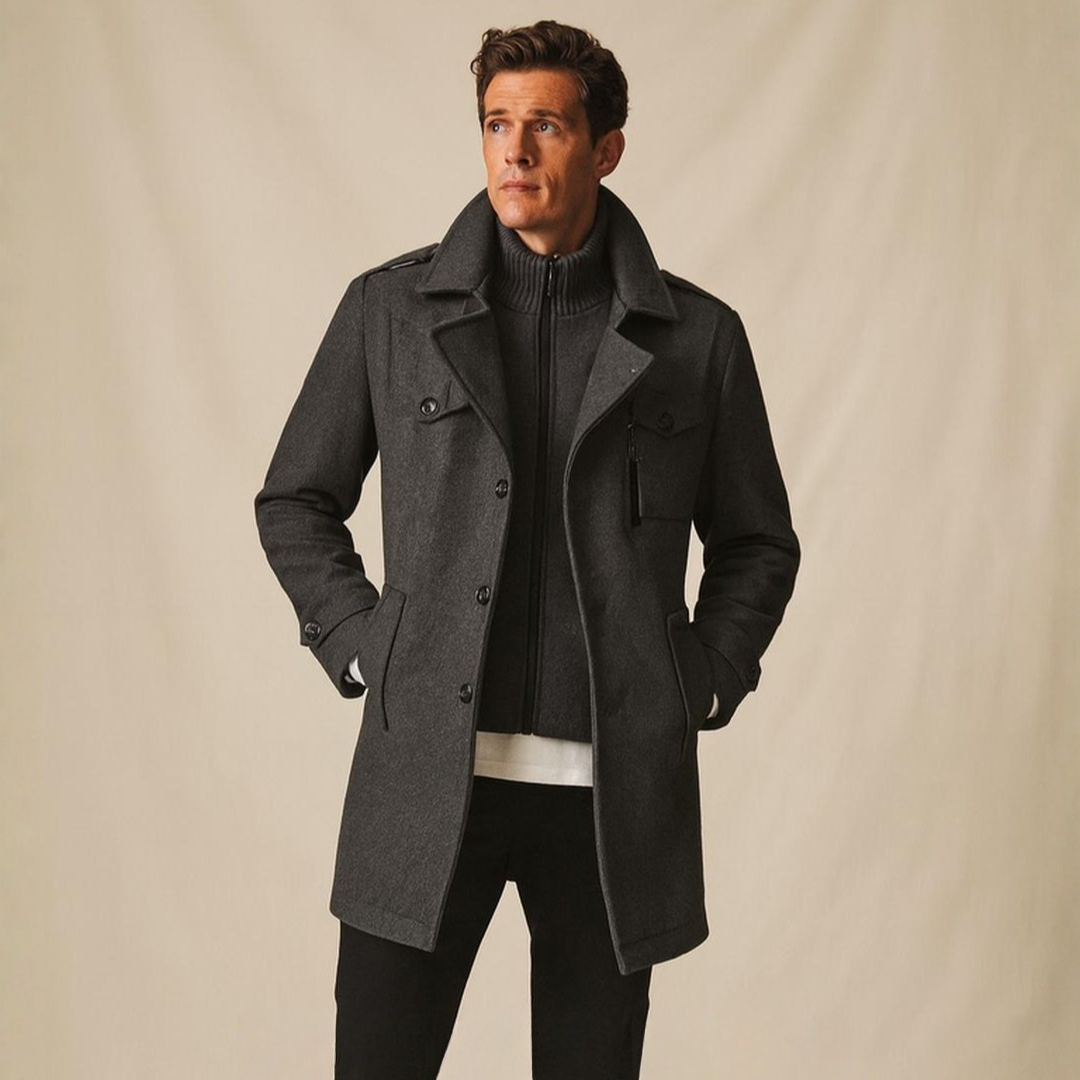 DUCHÊNE BORDEAUX™ | MANTEAU D'HIVER ÉLÉGANT