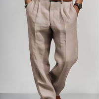 DUCHÊNE BORDEAUX™ | PANTALON TAILLEUR EN COTON CONFORTABLE