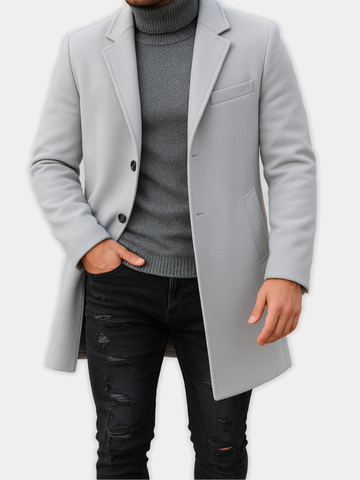 DUCHÊNE BORDEAUX™ | MANTEAU LONG ÉLÉGANT
