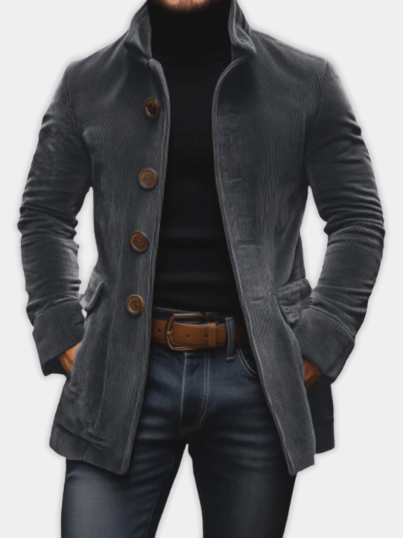 DUCHÊNE BORDEAUX™ | BLOUSON CÔTELÉ ÉLÉGANT