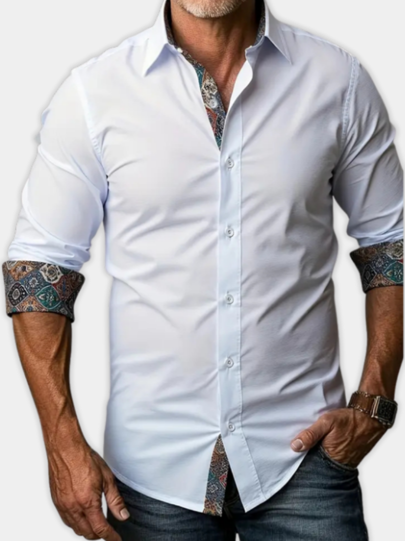 DUCHÊNE BORDEAUX™ | CHEMISE CLASSIQUE MANCHES LONGUES