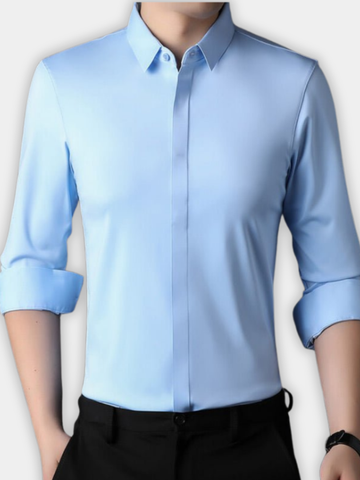 DUCHÊNE BORDEAUX™ | CHEMISE STRETCH INFROISSABLE POUR HOMME