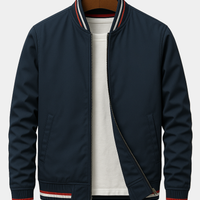 DUCHÊNE BORDEAUX™ | VESTE BOMBER ÉLÉGANTE À RAYURES