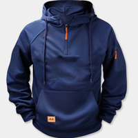 DUCHÊNE BORDEAUX™ | SWEAT À CAPUCHE À DEMI-FERMETURE