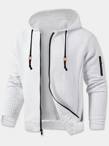 DUCHÊNE BORDEAUX™ | SWEAT À CAPUCHE ZIPPÉ RENFORCÉ