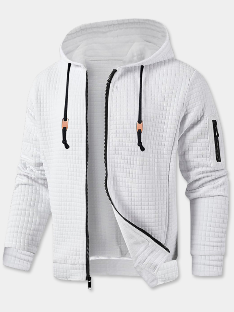 DUCHÊNE BORDEAUX™ | SWEAT À CAPUCHE ZIPPÉ RENFORCÉ