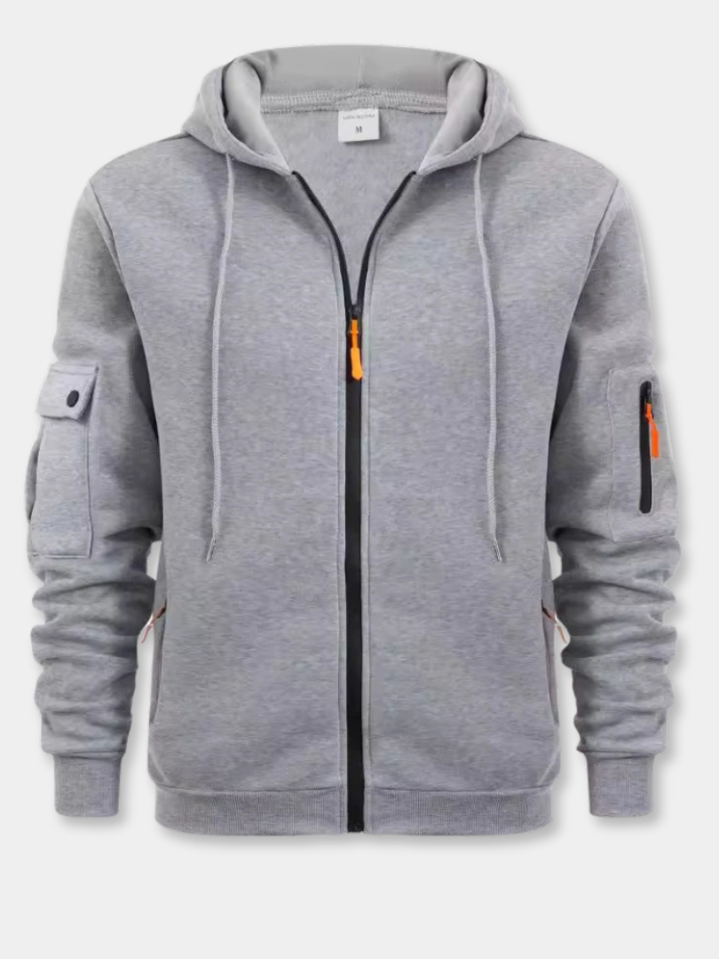 DUCHÊNE BORDEAUX™ | SWEAT POLYVALENT ZIPPÉ