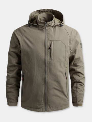 DUCHÊNE BORDEAUX™ | VESTE TECHNIQUE ZIPPÉE À CAPUCHE STRUCTURÉE