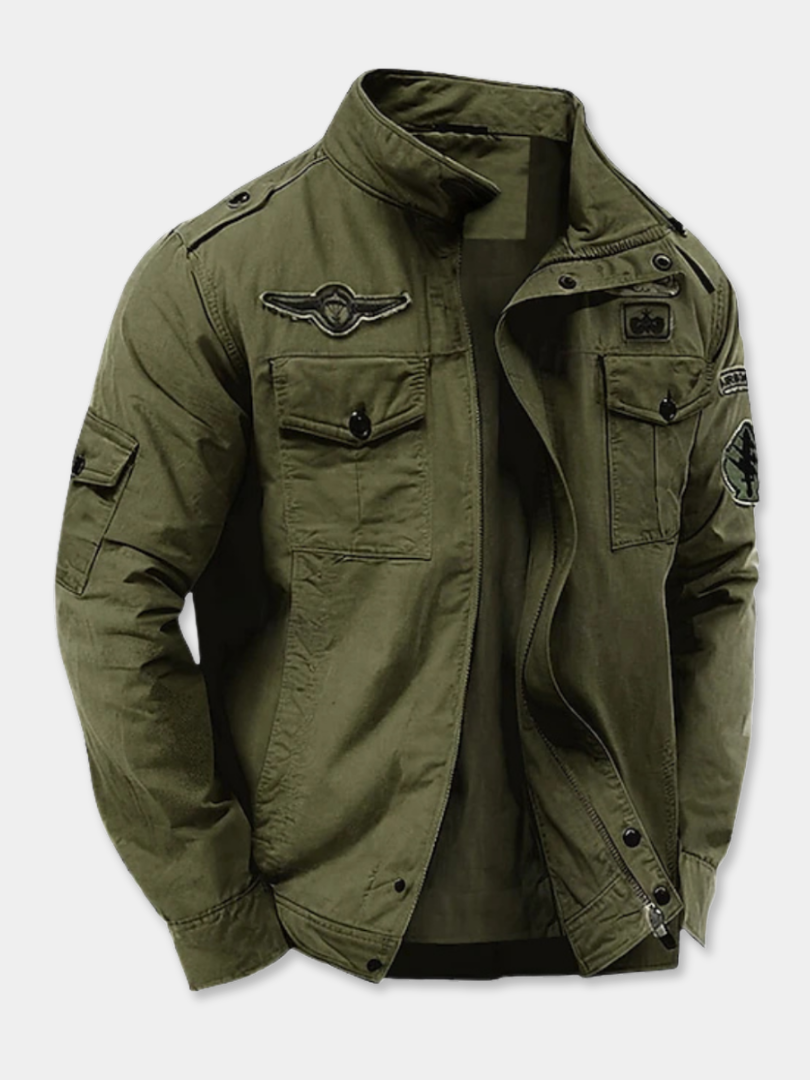 DUCHÊNE BORDEAUX™ | VESTE MILITAIRE STRUCTURÉE