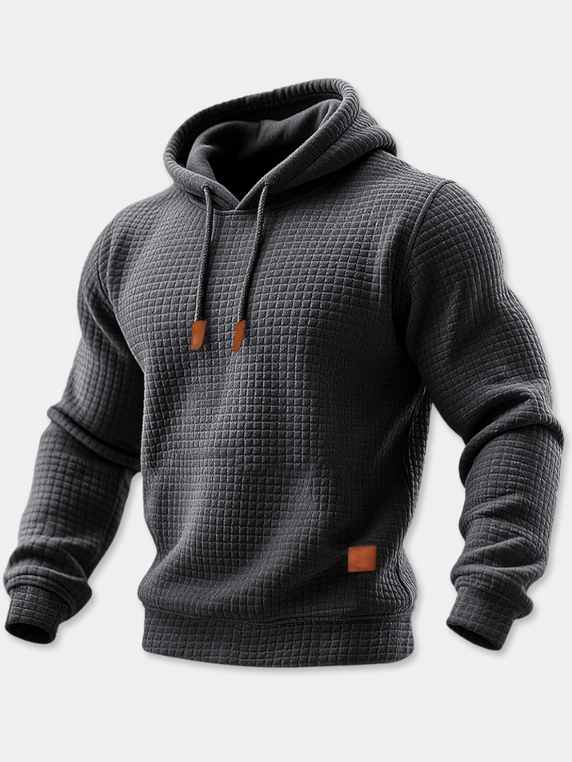 DUCHÊNE BORDEAUX™ | SWEAT HOMME PREMIUM EN MAILLE STRUCTURÉE