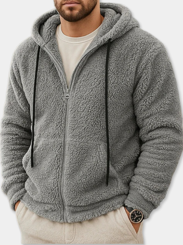 DUCHÊNE BORDEAUX™ | VESTE HOMME PREMIUM EN MAILLE DOUCE