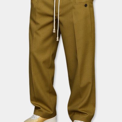 DUCHÊNE BORDEAUX | PANTALON ÉLÉGANT À CORDON