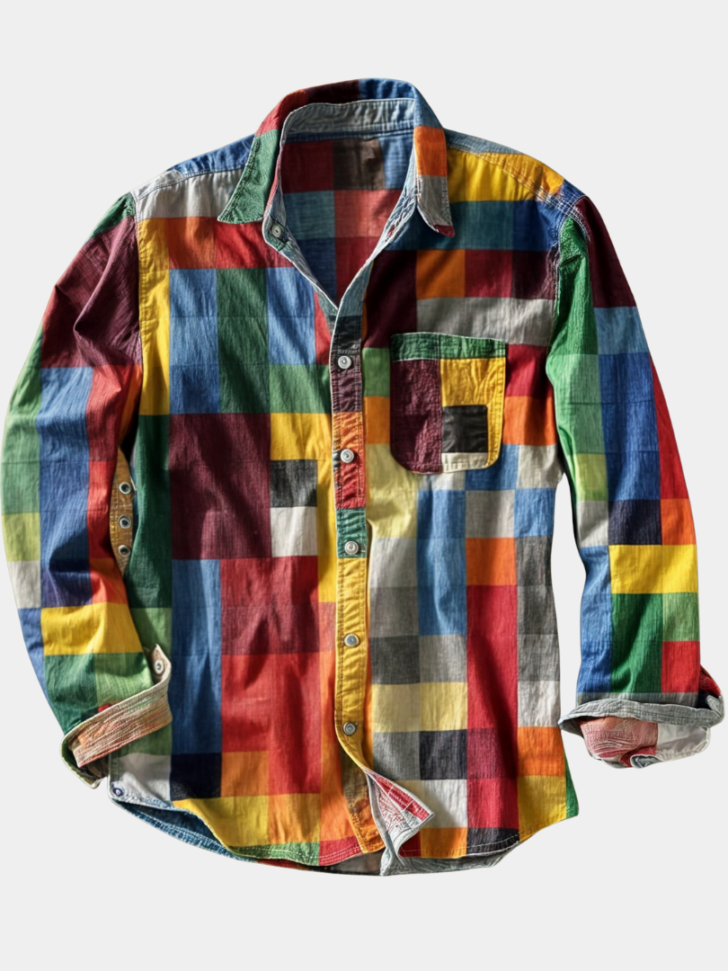 DUCHÊNE BORDEAUX™ | CHEMISE ÉLÉGANTE AVEC POCHE PRATIQUE