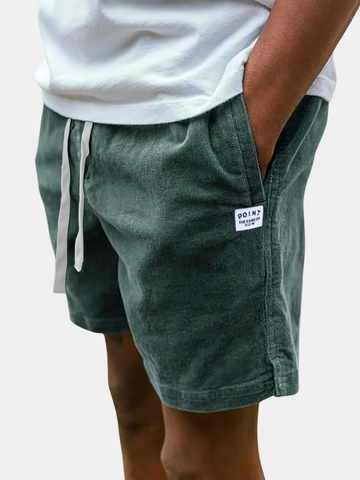 DUCHÊNE BORDEAUX™ | SHORT EN VELOURS CÔTELÉ