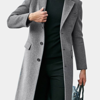 DUCHÊNE BORDEAUX™ | MANTEAU LONG TAILLÉ AVEC ASSURANCE