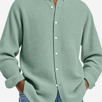 DUCHÊNE BORDEAUX™ | CHEMISE TEXTURÉE ÉLÉGANTE À COUPE SOIGNÉE