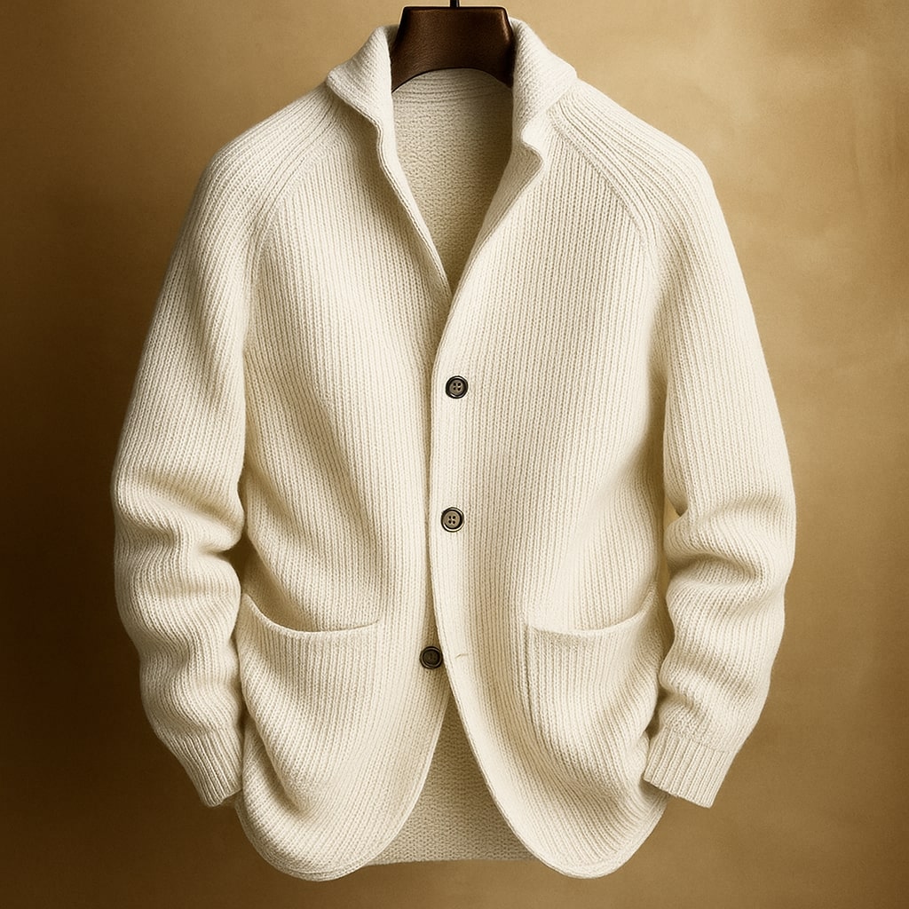 DUCHÊNE BORDEAUX™ | CARDIGAN TRICOTÉ LÉGER