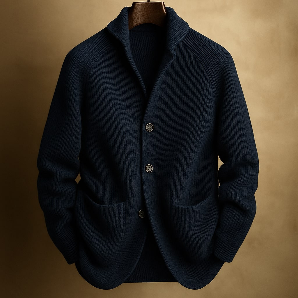 DUCHÊNE BORDEAUX™ | CARDIGAN TRICOTÉ LÉGER
