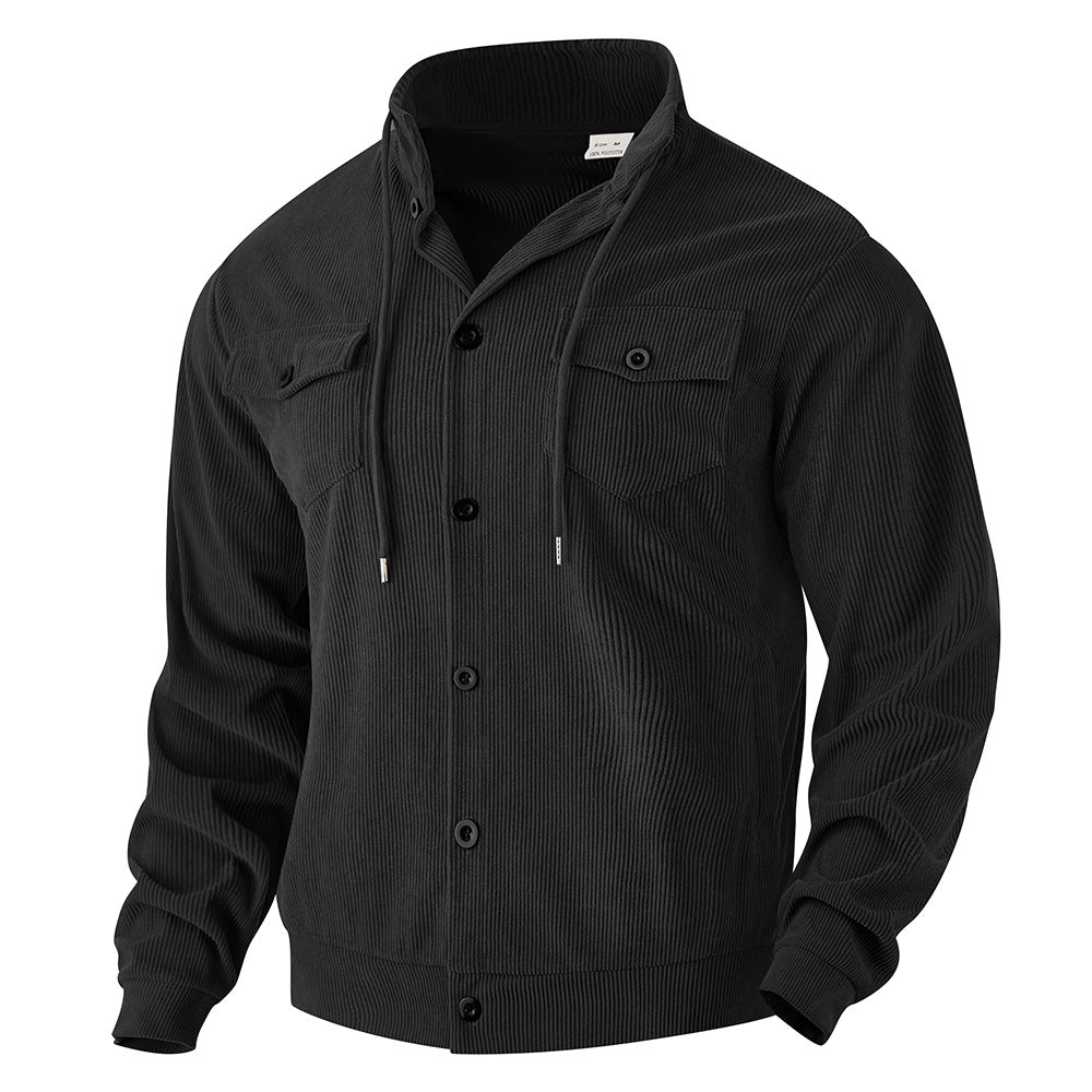 DUCHÊNE BORDEAUX™ | SURCHEMISE EN VELOURS CÔTELÉ