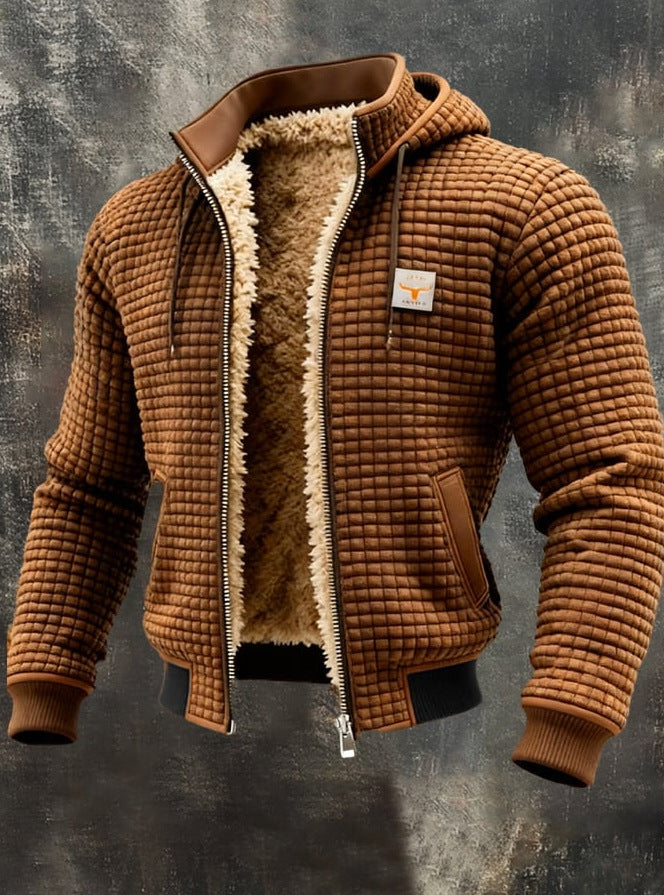 DUCHÊNE BORDEAUX™ | BLOUSON MATELASSÉ ÉLÉGANT À COL SOIGNÉ