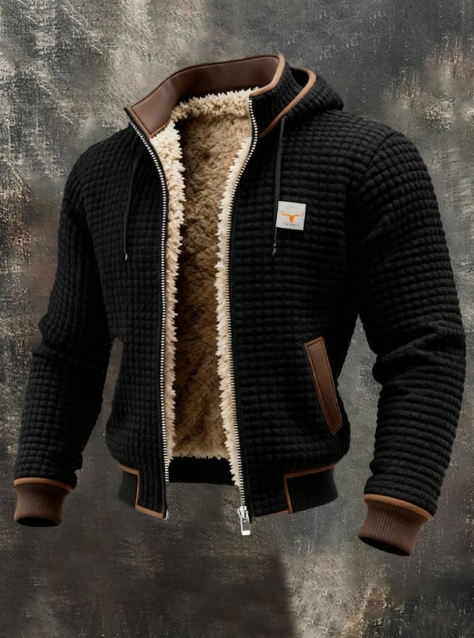 DUCHÊNE BORDEAUX™ | BLOUSON MATELASSÉ ÉLÉGANT À COL SOIGNÉ