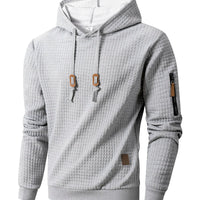 DUCHÊNE BORDEAUX™ | SWEAT À CAPUCHE ÉLÉGANT À DÉTAIL CONTRASTÉ